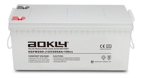 Bateria 200ah 12v Gel Aokly