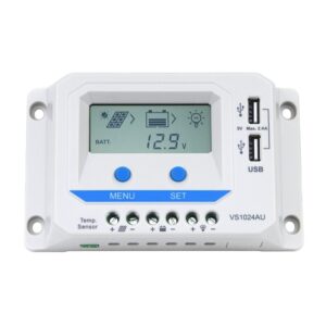Controlador de Carga Pwm 60A 12/24V Usb