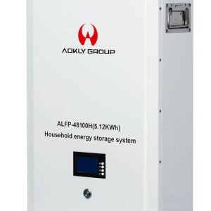 Bateria Aokly Litio 5.12KWH 100AH (51.2V) Power wall